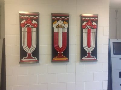 First Patch Session 19/11/13 - Art Deco Plaques (This session's photos courtesy of Bob Smith)
