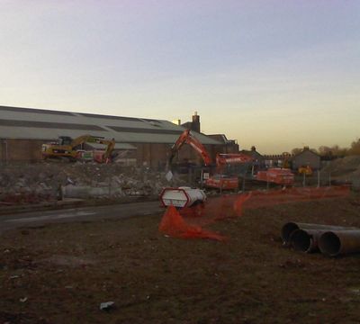 Carpet Shop Site and Side of Rink

