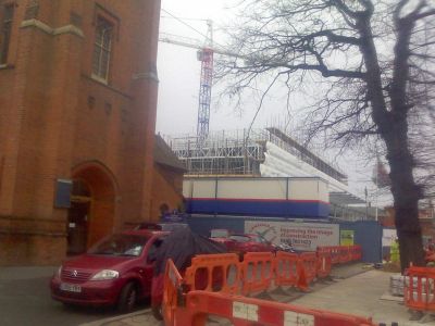 Tesco Building from Church Forecourt
