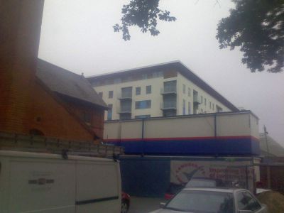 South Side of Tesco/Residential Building
