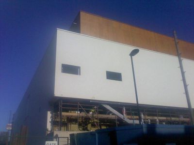 Back Corner of Leisure Centre from Natal Road
