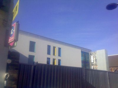 Front of Leisure Centre from High Road
