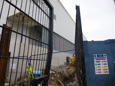 Side of Leisure Centre from Natal Road
