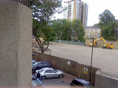 Pope's Road Site from Brixton Rec 07/08/2011
