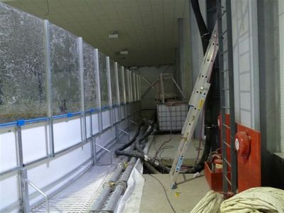 Zamboni End of Rink

