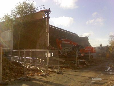 Bus Garage Demolition
