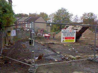 Demolition Behind Rink (Ellora Road)
