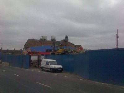 Remains of Back of Rink
