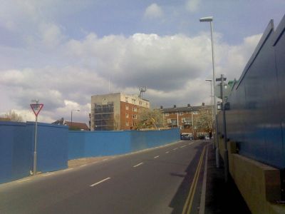 Rear View of Rink Site (No Rink Front)
