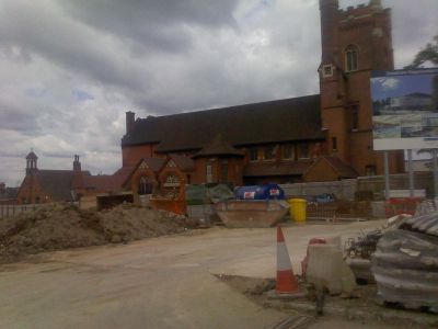 From High Road next to Leisure Centre Site towards Church
