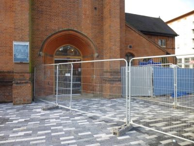 New Paving around Church
